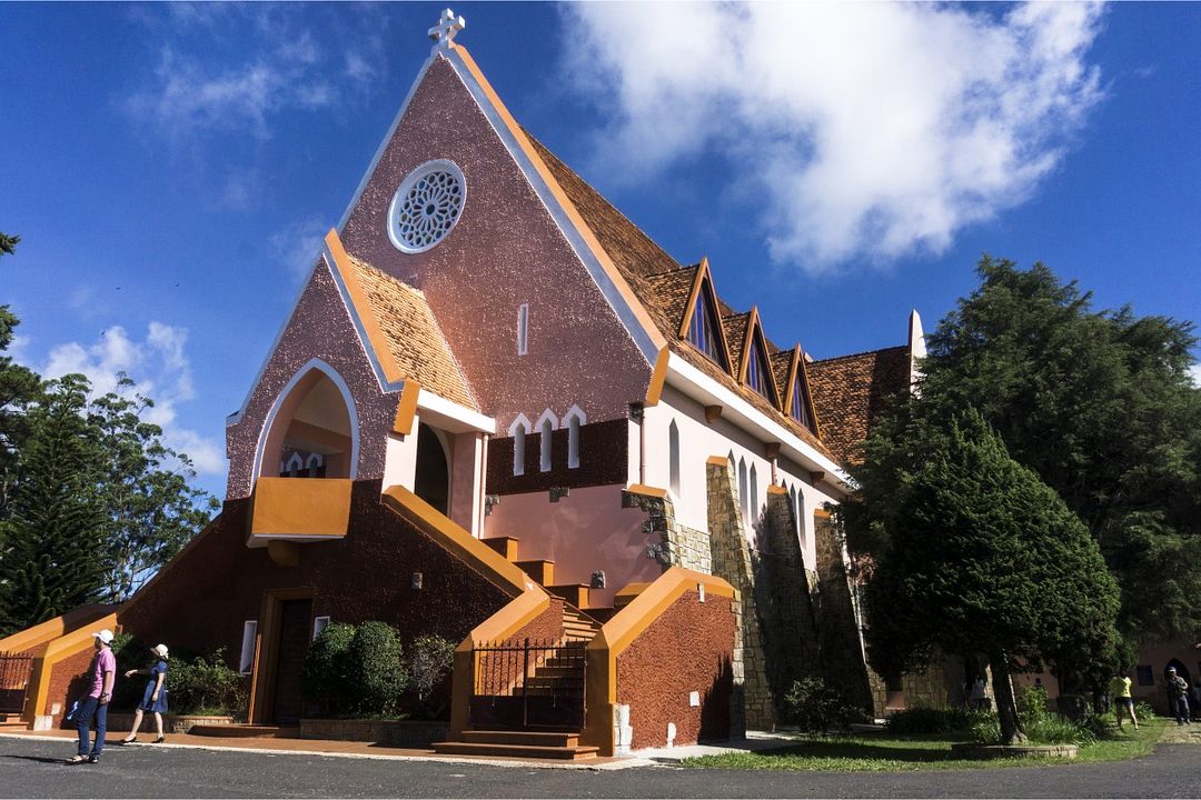 Domaine de Marie Church | Motorbike tour | Saigon Riders