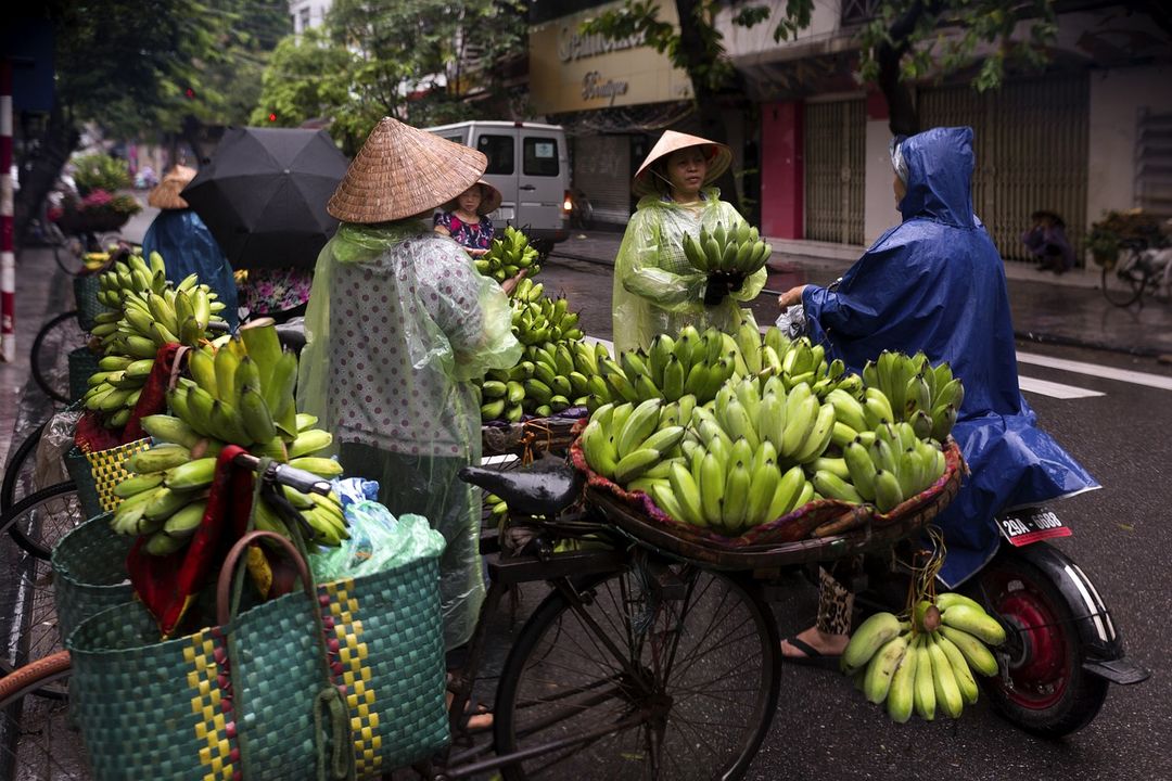 Vendors in Hanoi | Vietnam motorbike tours | Saigon Riders