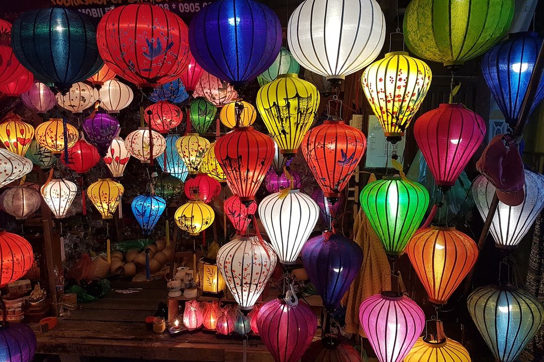 Hoi An lanterns | Vietnam motorbike tours | Saigon Riders