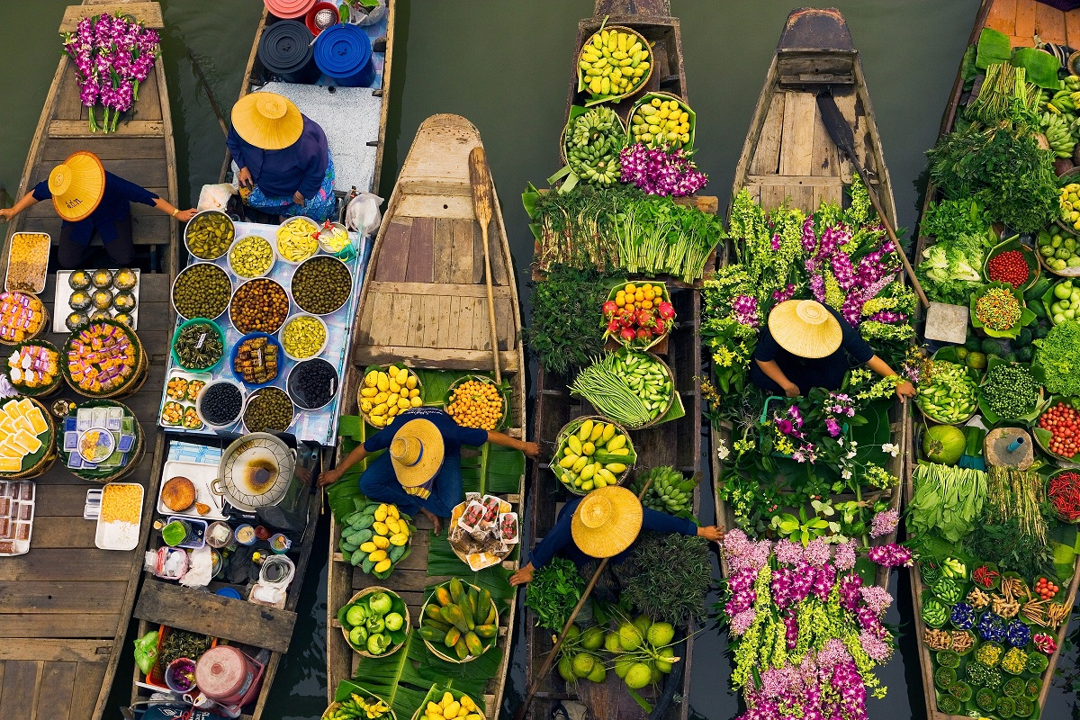 Floating markets | Saigon Riders