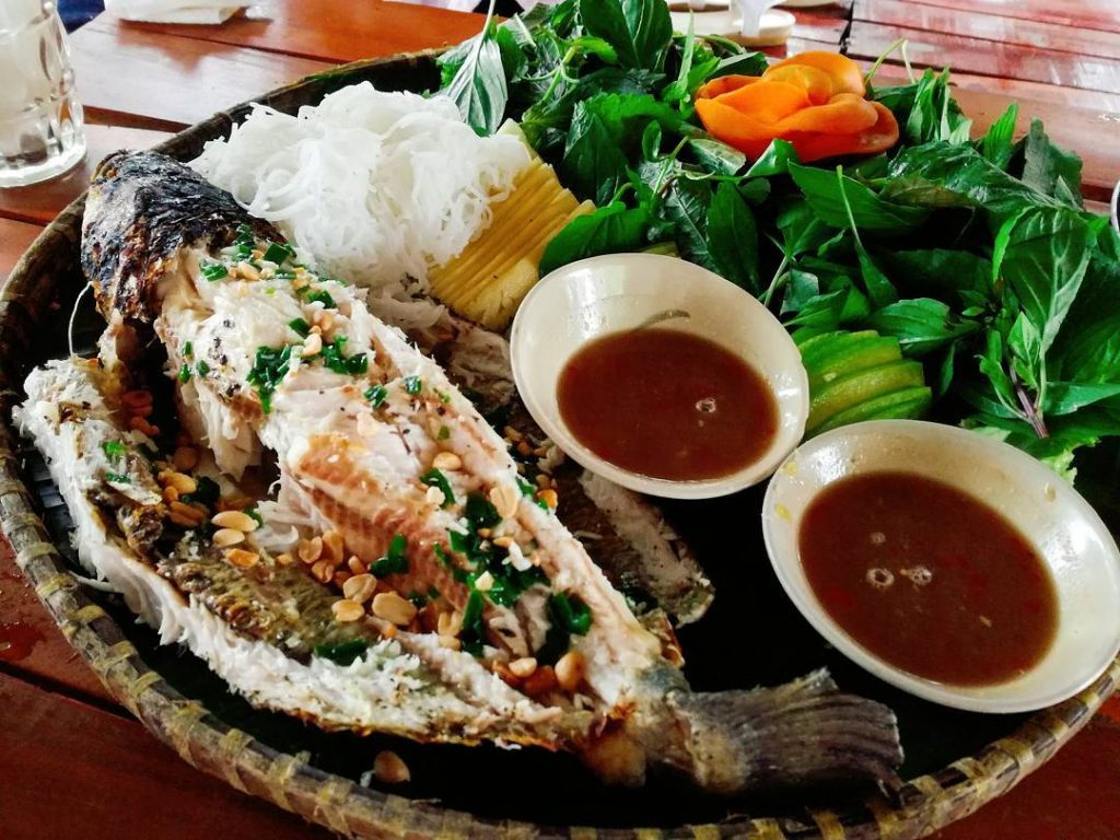 Grilled Mekong River Fish _ Saigon Riders