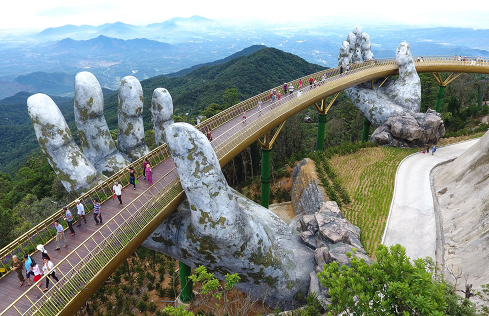 The Golden Bridge - new highlight of Danang, the view to the nature is even more than just great