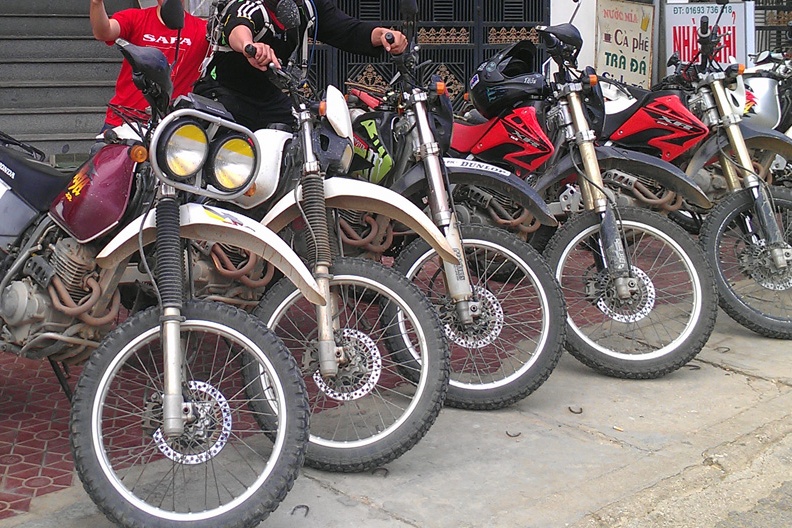 Best option for the adventure travelers is an enduro motorbike