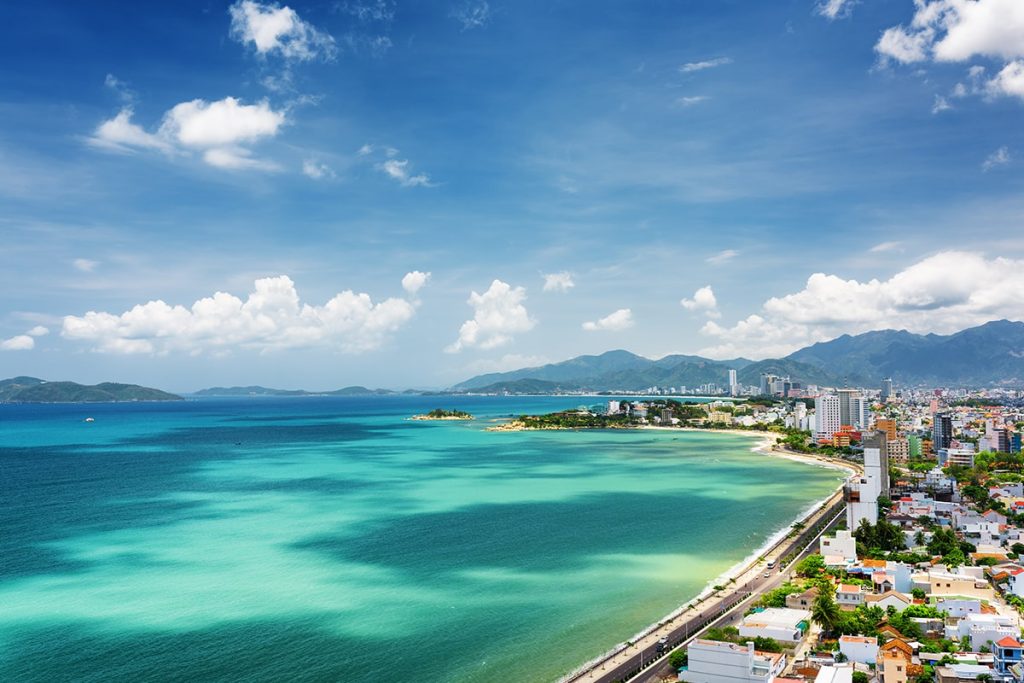 Nha Trang is honored to possess this beautiful coastal line, clear sea from the nature