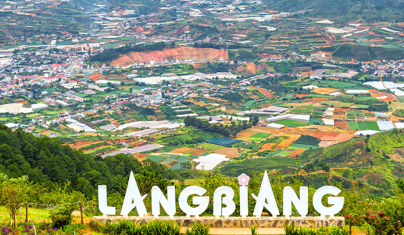 Lang Biang is a famous place in Dalat