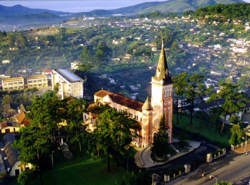 Chicken Church is a famous architecture structure in Dalat