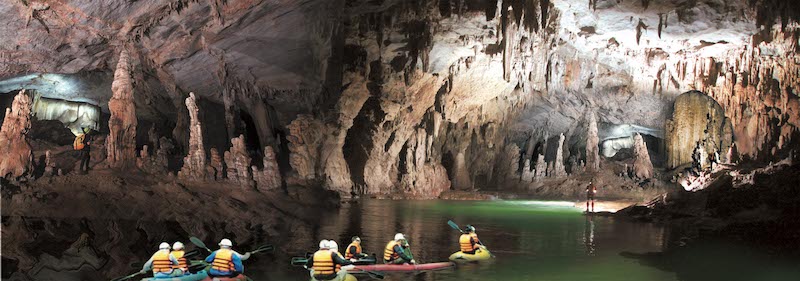 Exotic experience in Phong Nha cave with different adventure activities