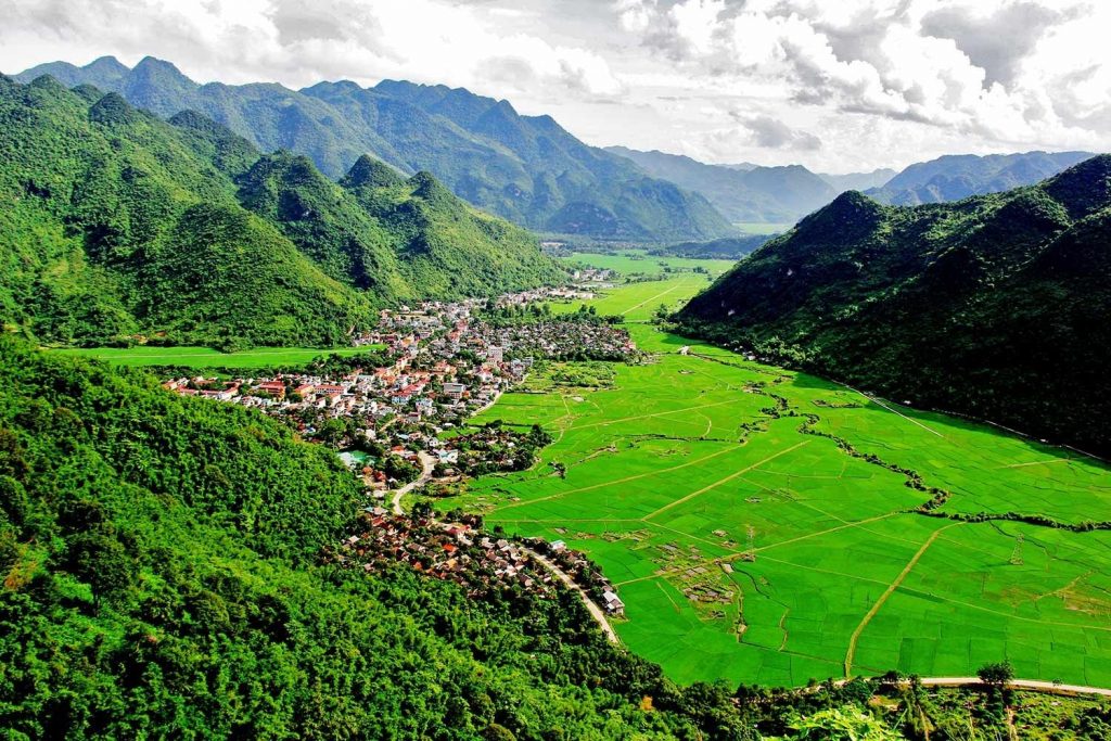 Spectacular landscapes in Mai Chau, Vietnam